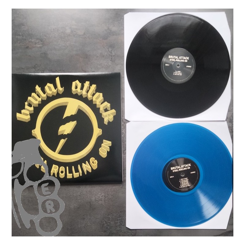 Brutal Attack - Steel Rolling On - Black/Blue DLP