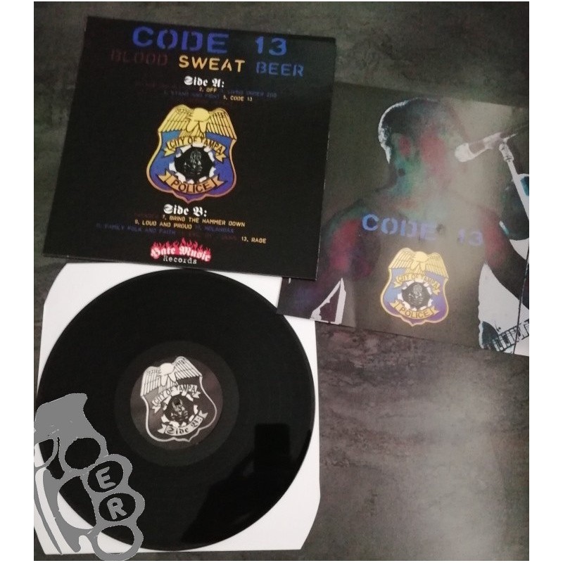 Code 13 - Blood Sweat Beer! - Black LP
