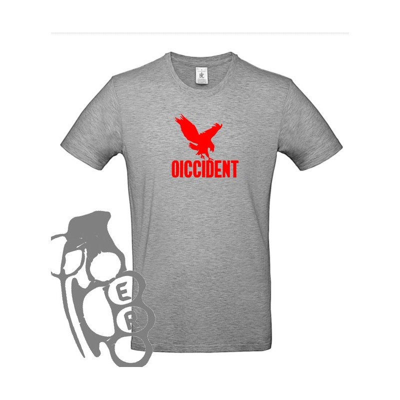 Oiccident - Eagle - Grey / Red - L