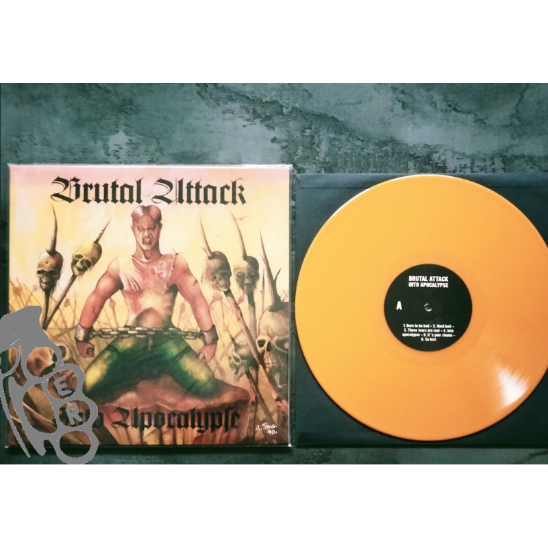 Brutal Attack - Into Apocalypse - Orange LP