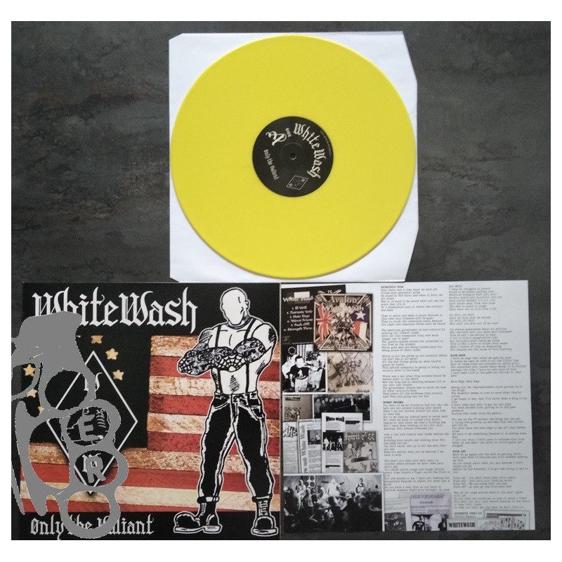 White Wash - Only The Valiant - Yellow LP