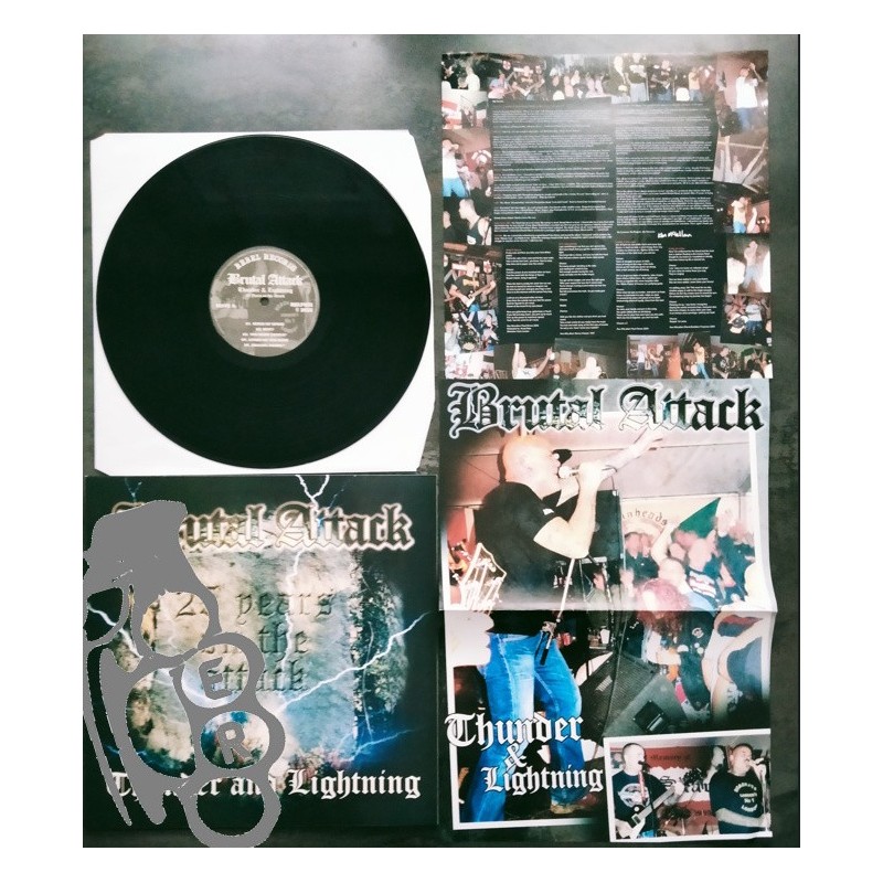 Brutal Attack - Thunder And Lightning - Black LP