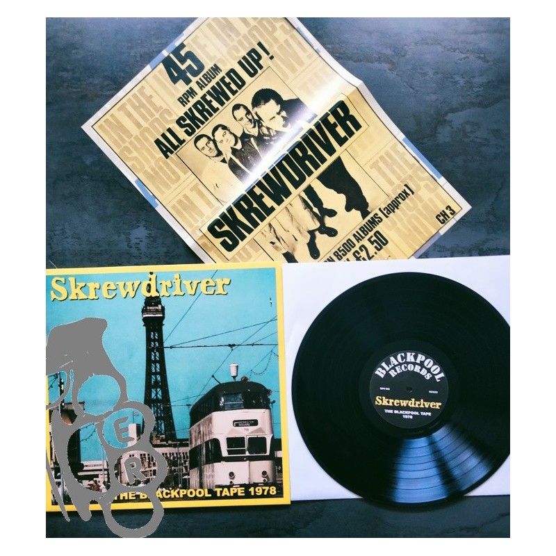 Skrewdriver - The Blackpool Tape 1978 - Black LP