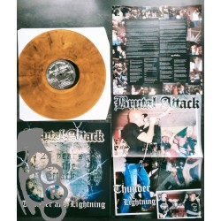 Brutal Attack - Thunder And Lightning - Orange LP