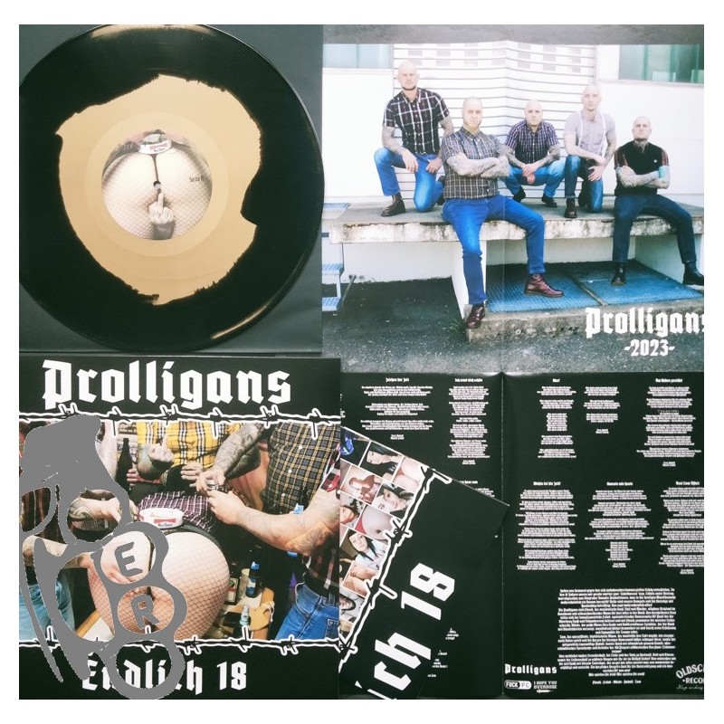 Prolligans - Endlich 18 - Black/Gold LP