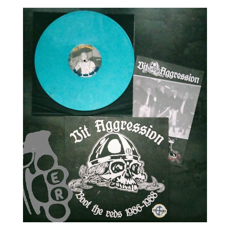 Vit Aggression – Boot The Reds 1986-1988 - Blue LP