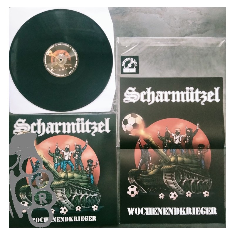 Scharmützel / Social Descent - Wochenendkrieger / Dieses Eine Leben - Black LP