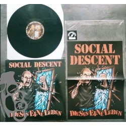 Social Descent / Scharmützel - Dieses Eine Leben / Wochenendkrieger - Black LP