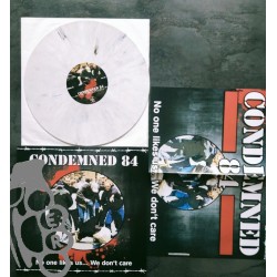 Condemned 84 - No One Likes Us... We Don't Care - White Black Splatter LP