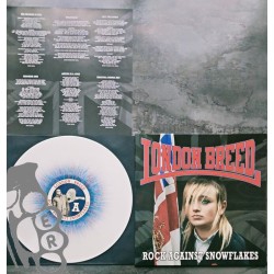 London Breed - Rock Against Snowflakes - Blue & White Splatter LP