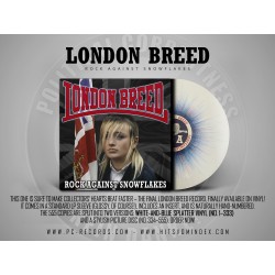 London Breed - Rock Against Snowflakes - Blue & White Splatter LP