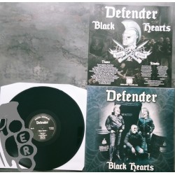 Defender - Black Hearts - Black LP