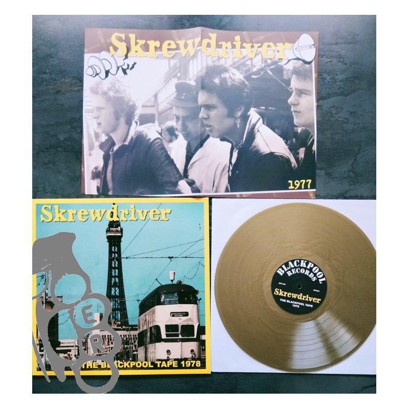 Skrewdriver - The Blackpool Tape 1978 - Gold LP
