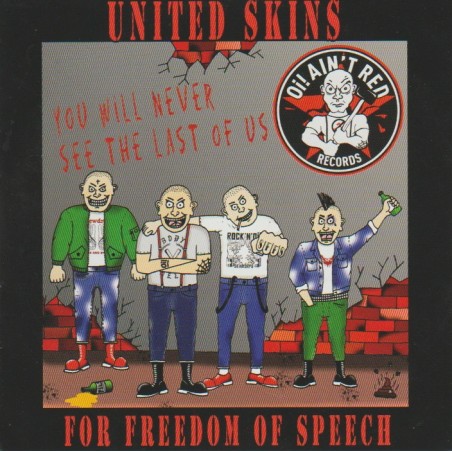 United Skins For Freedom Of Speech x 2 CD