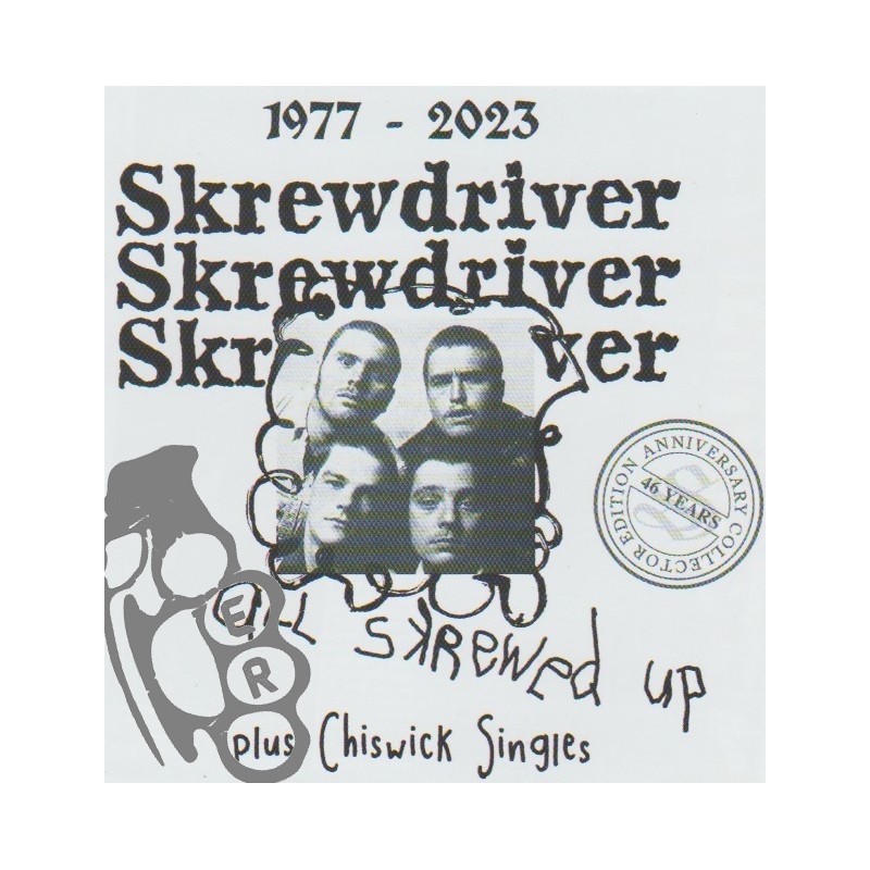 Skrewdriver – All Skrewed Up Plus Chiswick Singles - 46 Years
