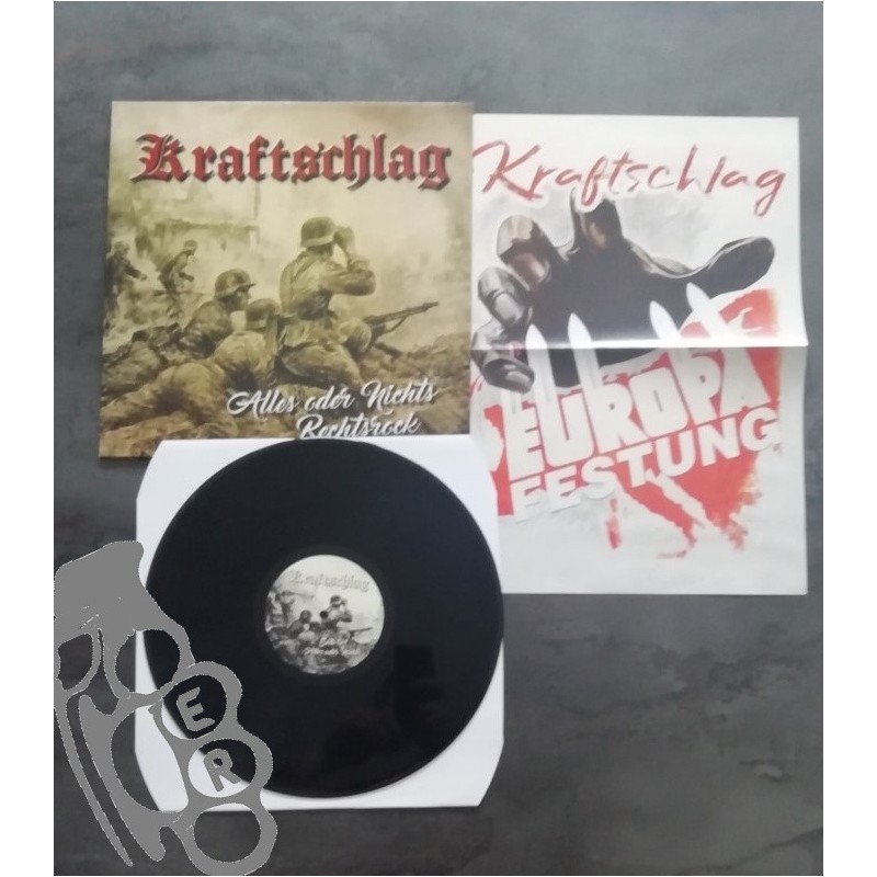 Kraftschlag – Alles Oder Nichts / Rechtsrock - Black LP