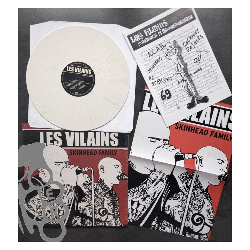 Les Vilains - Skinhead Family - White LP