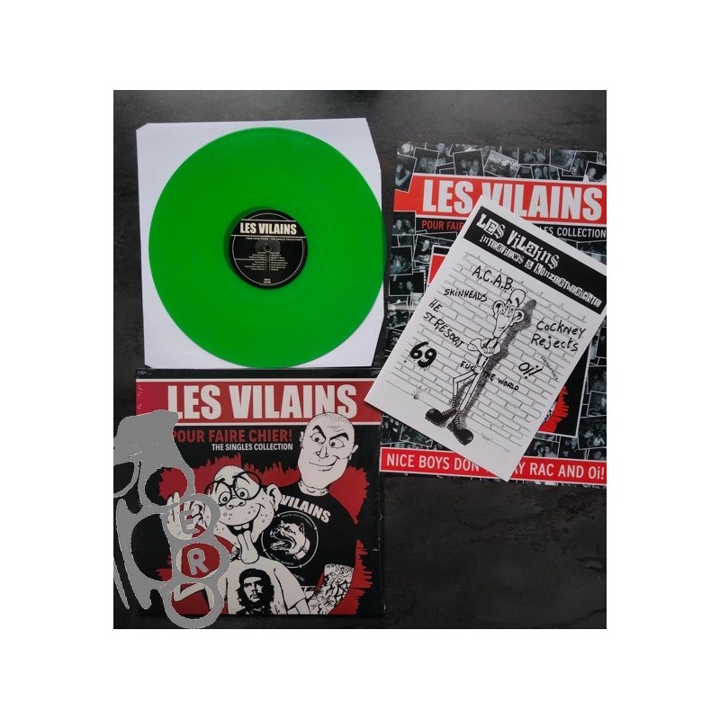 Les Vilains - Pour Faire Chier! (The Singles Collection) - Green LP