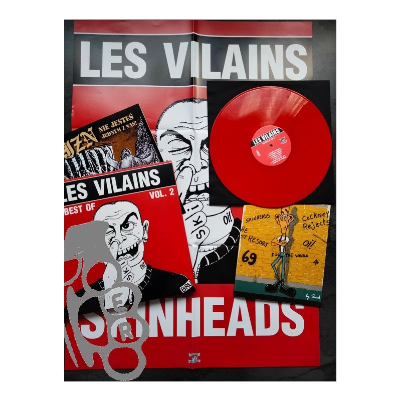 Les Vilains - The Best Of Vol. 2 - Red LP