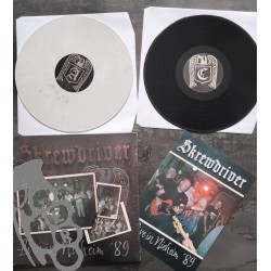 Skrewdriver - Live In Nieheim '89 - White/Black DLP