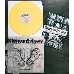 Skrewdriver - Boots And Braces / Voice Of Britain - Yellow LP