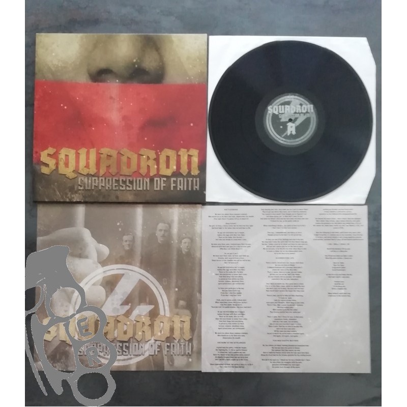 Squadron - Suppression Of Faiths - Black LP