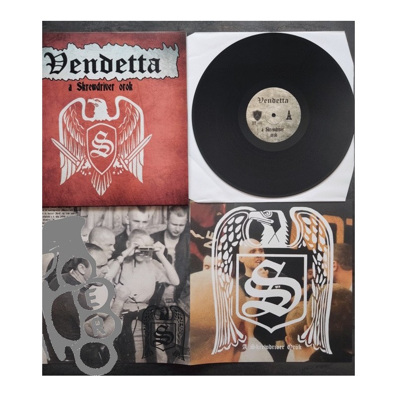 Vendetta - A Skrewdriver Örök - Black LP