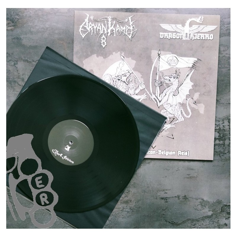 A. Kampf / Dragón De Hierro - A. Roots (Mexican-Belgian Axis) - Black LP