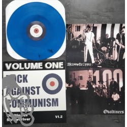 Rock Against Communism Volume One V1.2 - Ovaltinees / Skrewdriver - Blue LP